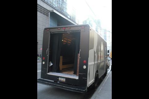 Arden Reed is using a 3D scanner, housed in its mobile shop, to get more accurate suit measurements